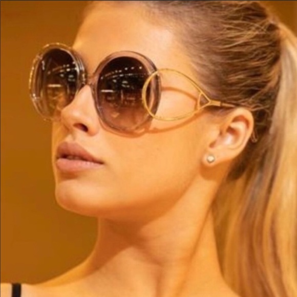Chloe Crystal Turtledove Sunglasses - Picture 4 of 11
